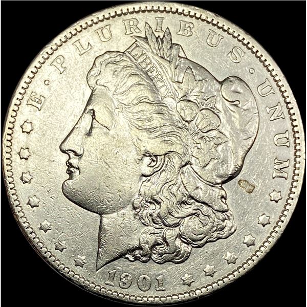1901 Morgan Silver Dollar NEARLY UNCIRCULATED