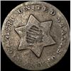 Image 1 : 1851 Silver Three-Cent Piece NICELY CIRCULATED