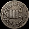 Image 2 : 1851 Silver Three-Cent Piece NICELY CIRCULATED