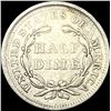 Image 2 : 1856 Seated Liberty Silver Half Dime NEARLY UNCIRCULATED