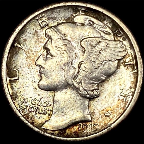 1919-S Silver Mercury Dime CLOSELY UNCIRCULATED