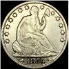 Image 1 : 1854-O Silver Half Dollar (Seated Liberty) CLOSELY UNCIRCULATED