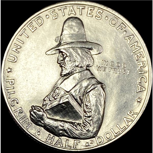 1920 Silver Pilgrim Tercentenary Half Dollar UNCIRCULATED