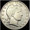 Image 1 : 1902 Barber Silver Half Dollar CLOSELY UNCIRCULATED