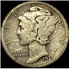 Image 1 : 1921 Silver Mercury Dime LIGHTLY CIRCULATED