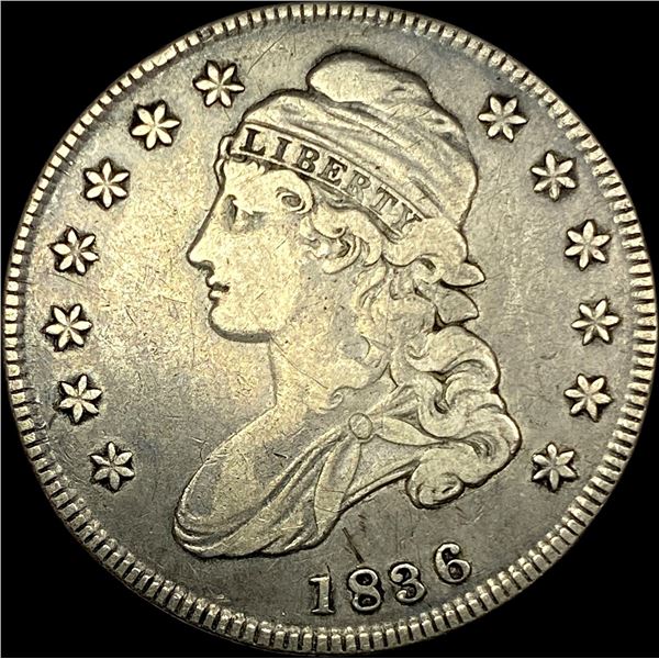 1836 Capped Bust Half Dollar LIGHTLY CIRCULATED