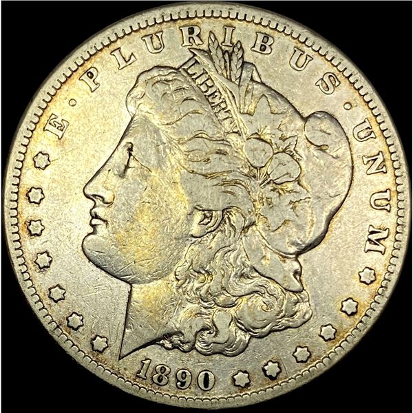 1890-CC Silver Morgan Dollar LIGHTLY CIRCULATED