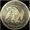 Image 2 : 1872-CC Silver Half Dollar NICELY CIRCULATED