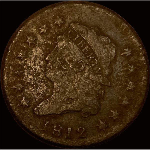 1812 Classic Head Large Cent NICELY CIRCULATED