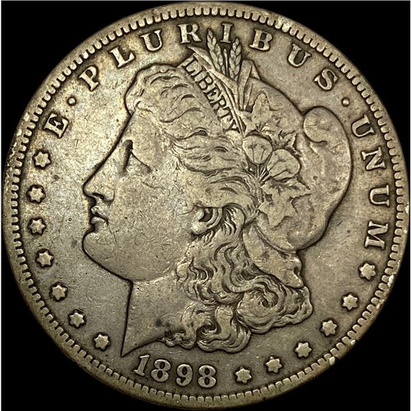 1898-S Silver Morgan Dollar LIGHTLY CIRCULATED