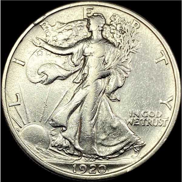 1920 Walking Liberty Half Dollar NEARLY UNCIRCULATED