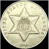 Image 1 : 1861 Silver Three-Cent Piece CLOSELY UNCIRCULATED