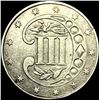 Image 2 : 1861 Silver Three-Cent Piece CLOSELY UNCIRCULATED
