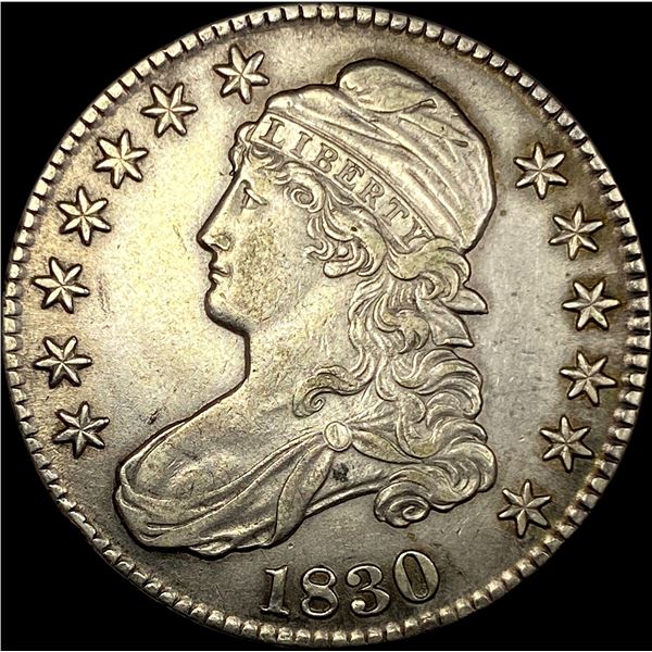 1830 Capped Bust Half Dollar CLOSELY UNCIRCULATED