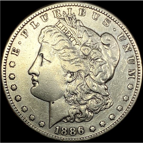 1886-S Silver Morgan Dollar NEARLY UNCIRCULATED