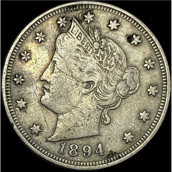 1894-S Liberty Head Nickel NEARLY UNCIRCULATED