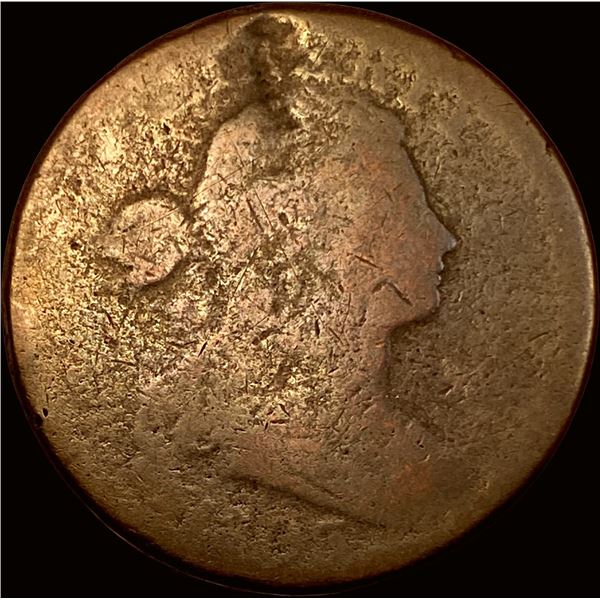 1848 Braided Hair Large Cent NICELY CIRCULATED