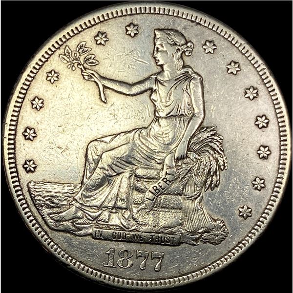 1877-S Silver Trade Dollar NEARLY UNCIRCULATED