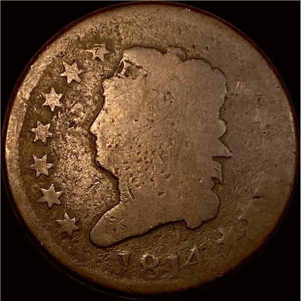 1814 Classic Head Large Cent NICELY CIRCULATED