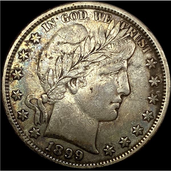 1899 Silver Half Dollar (Barber) NEARLY UNCIRCULATED