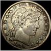 1899 Silver Half Dollar (Barber) NEARLY UNCIRCULATED