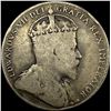 Image 1 : 1909 Silver 50 Cents Newfoundland NICELY CIRCULATED