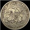 Image 2 : 1872 Silver Half Dollar (Seated Liberty) NEARLY UNCIRCULATED
