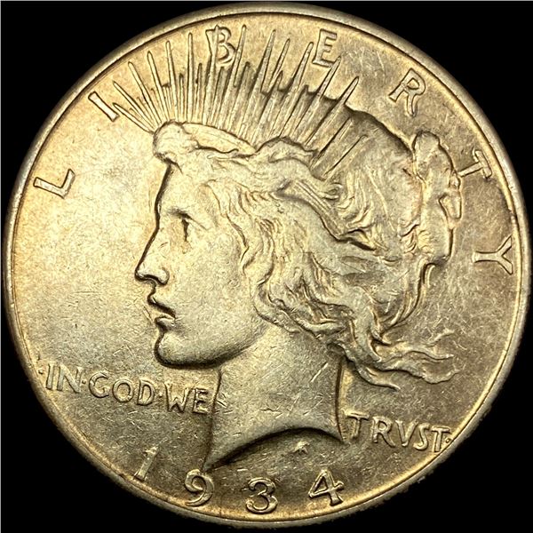 1934-D Silver Peace Dollar CLOSELY UNCIRCULATED
