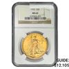 Image 1 : 1922 $20 Gold Double Eagle NGC MS63