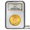 Image 1 : 1924 $20 Gold Double Eagle NGC MS64