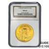 Image 1 : 1908 $20 Gold Double Eagle NGC MS63