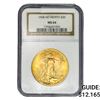 Image 1 : 1908 $20 Gold Double Eagle NGC MS64