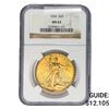 Image 1 : 1924 $20 Gold Double Eagle NGC MS63