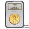 Image 1 : 1924 $20 Gold Double Eagle NGC MS63