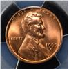 Image 2 : 1955-D LINCOLN CENT PCGS MS-66+ RD