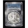 Image 1 : 2021 TYPE 1 AMERICAN SILVER EAGLE PCGS MS70