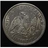 Image 2 : 1861 SEATED LIBERTY HALF DOLLAR AU/BU
