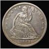 Image 1 : 1864-S SEATED LIBERTY HALF DOLLAR XF