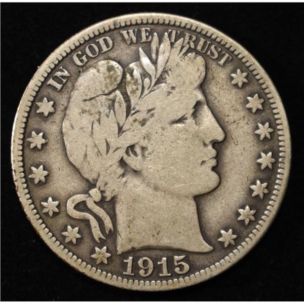 1915 BARBER HALF FINE