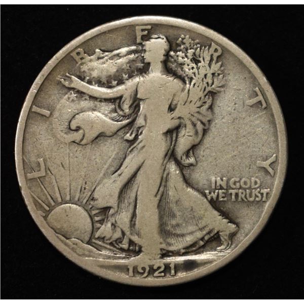 1921-S WALKING LIBERTY HALF FINE