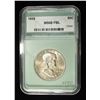 Image 1 : 1959 FRANKLIN HALF DOLLAR NTC GEM BU FBL