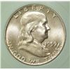 Image 2 : 1959 FRANKLIN HALF DOLLAR NTC GEM BU FBL