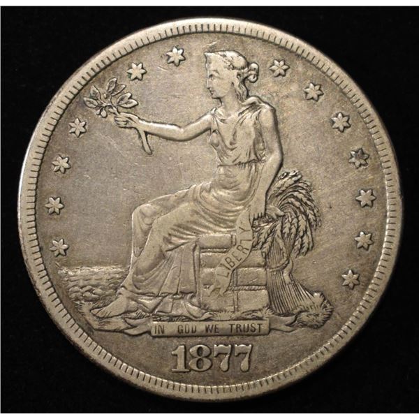 1877-S TRADE DOLLAR VF