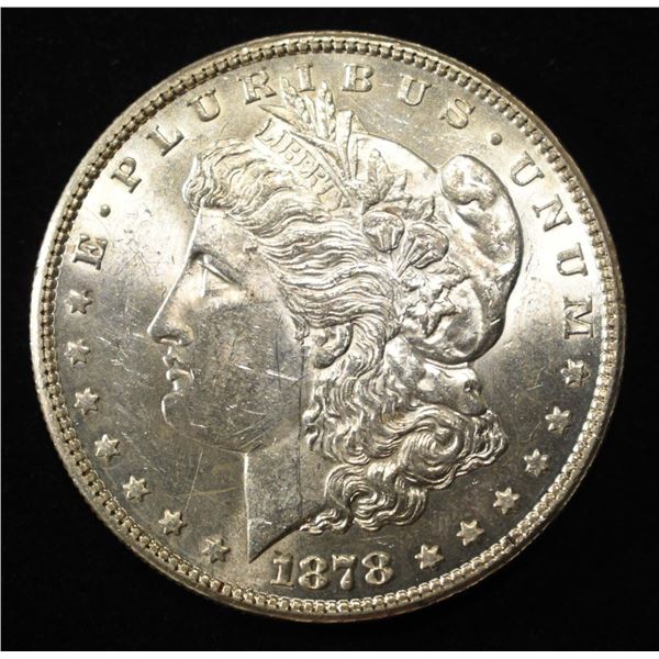 1878-S  MORGAN DOLLAR BU