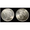 Image 1 : 1922 & 1923 PEACE DOLLARS CH BU