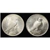 Image 2 : 1922 & 1923 PEACE DOLLARS CH BU