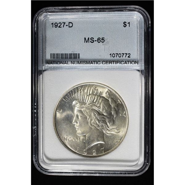 1927-D PEACE DOLLAR NNC GEM BU