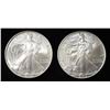 Image 1 : 2005, 06 AMERICAN SILVER EAGLES