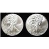 Image 1 : (2) 2014 AMERICAN SILVER EAGLES