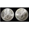 Image 2 : (2) 2014 AMERICAN SILVER EAGLES